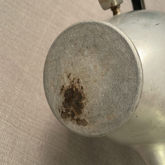 Vintage MAJESTIC Aluminum Coffee or Tea Pot Unique Shape No Lid or Vase - Picture 6 of 11